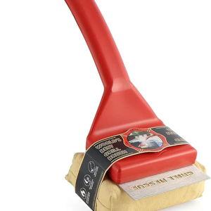 Grill Rescue Bristle-Free Steam Cleaning Grill Brush - Safe for All Grill Types, Heat-Resistant Head, Perfect for Stainless Steel, Porcelain, Cast Iron Grates (Scraper Brush)