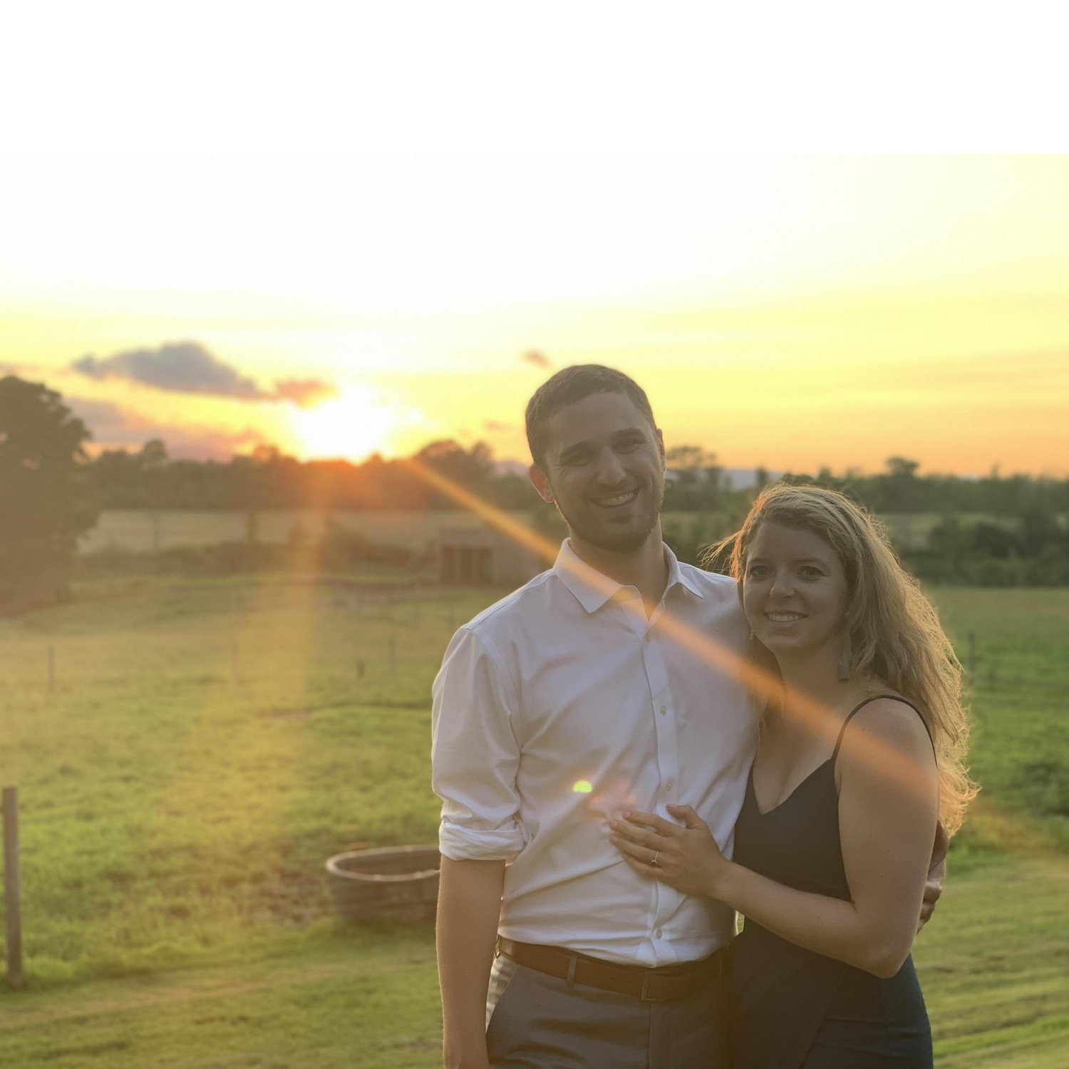 When we're not camping, hiking or biking we're usually drinking wine looking at a sunset. Middleburry, VT June 2019.