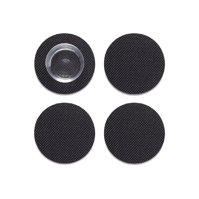 Chilewich Mini Basketweave Round Coasters, Set of 4