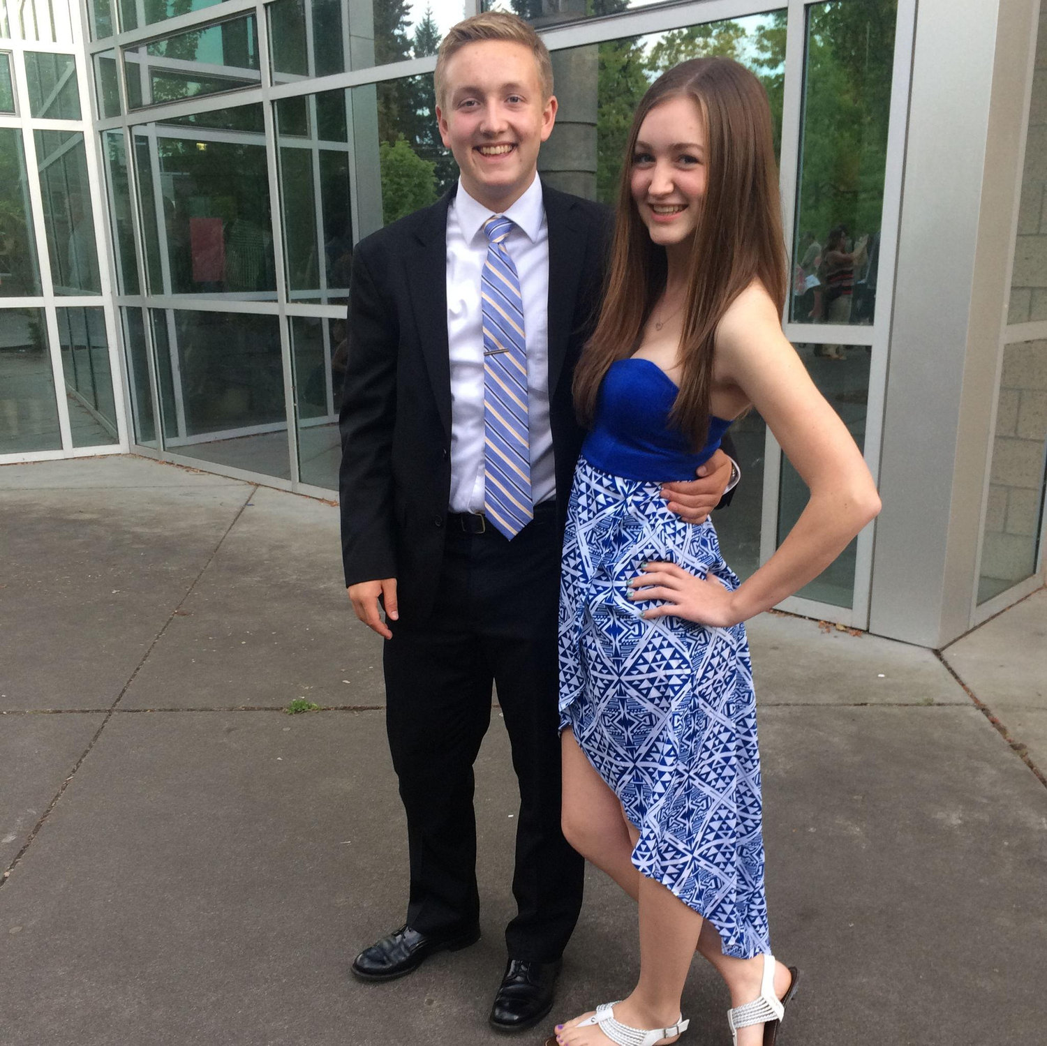 Spring of 2015 at the National Honor Society induction.