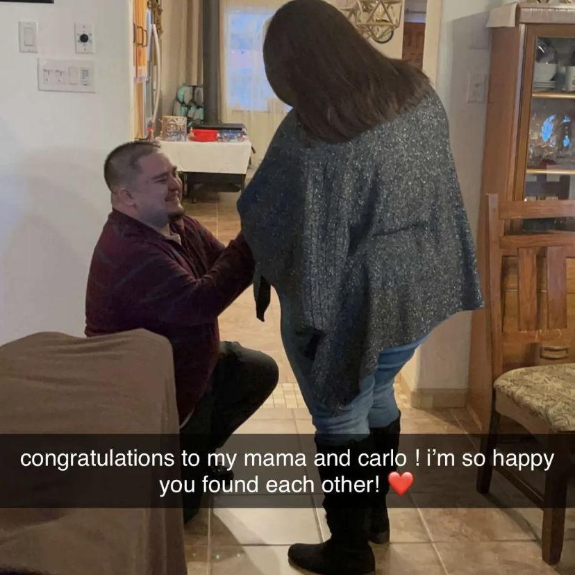 He proposed!