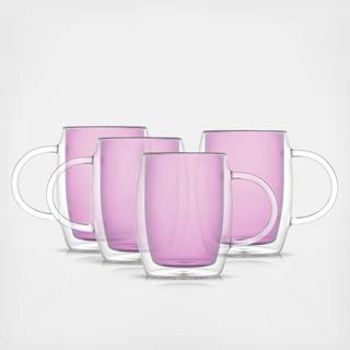 Aroma Double Walled Insulated Mug, Set of 4