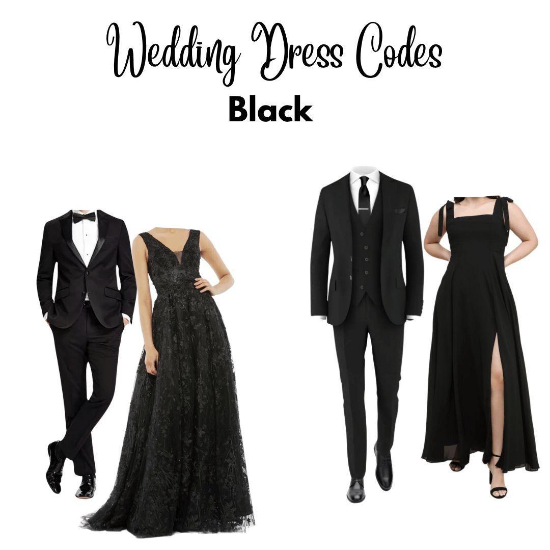 We’ve had a few questions about attire, so here are some examples! We’d love for you to join our all-black theme, but no stress if not. Wear what you love—we’re just happy you’re there!