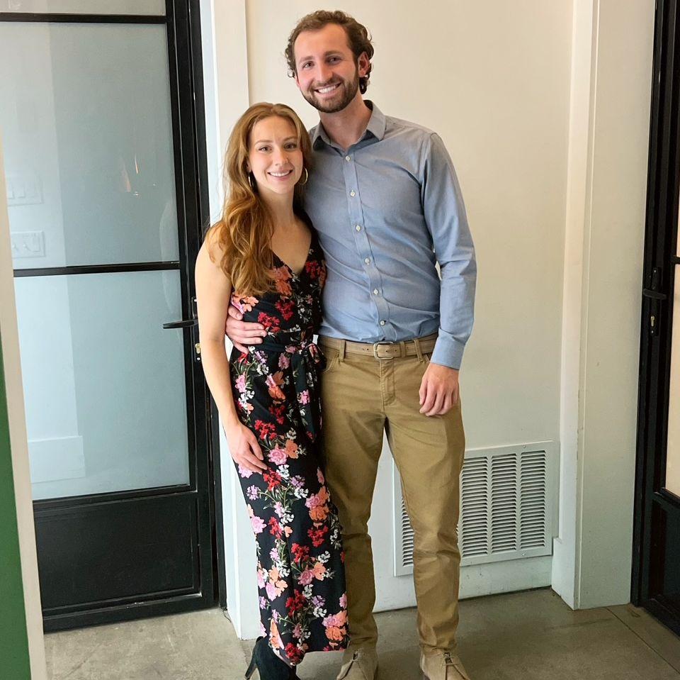 Our first photo together!