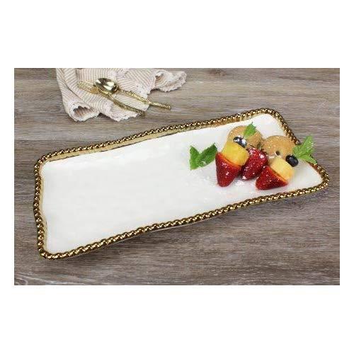 Pampa Bay Golden Salerno Medium Rectangular Tray