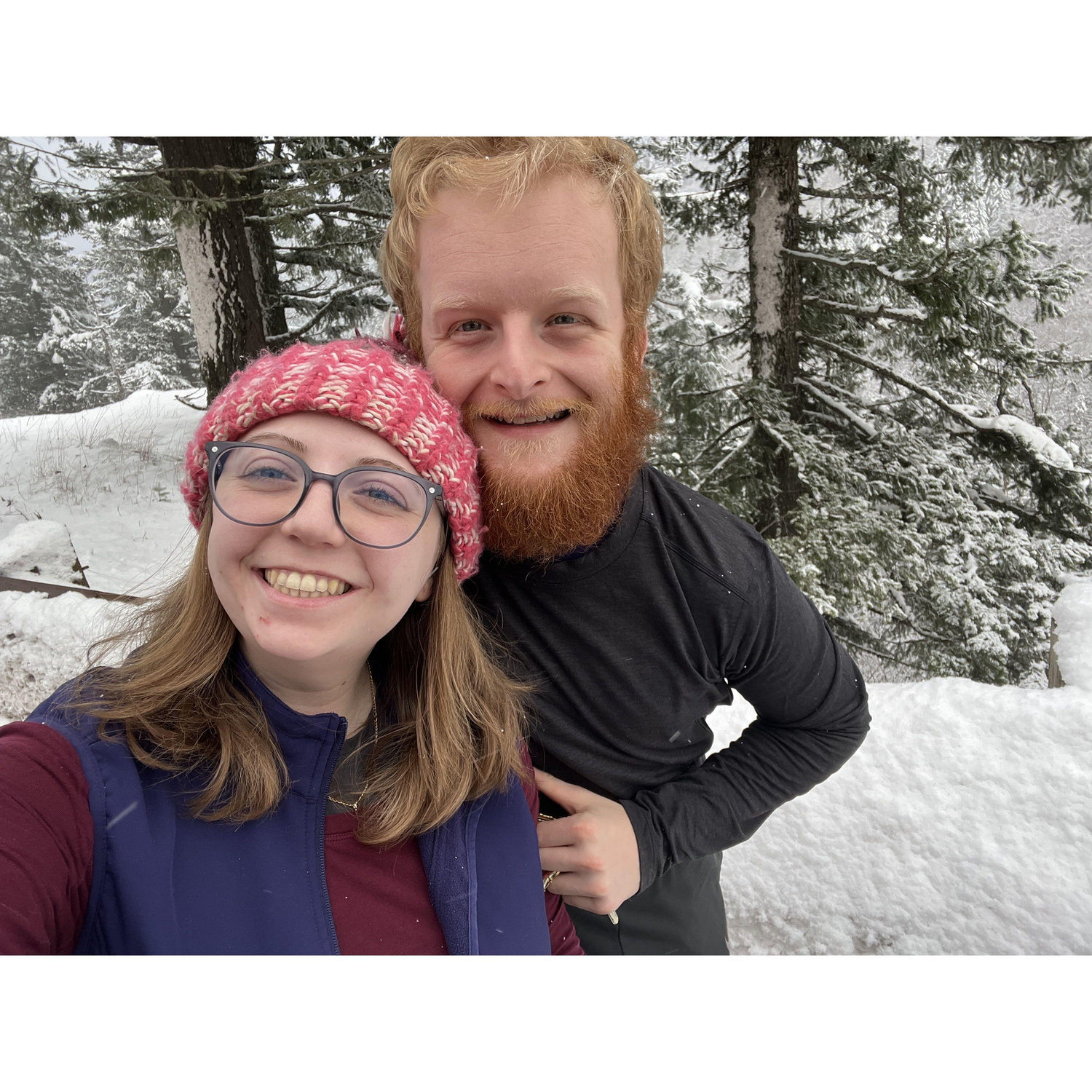 As a late valentines day gift, we went skiing.
