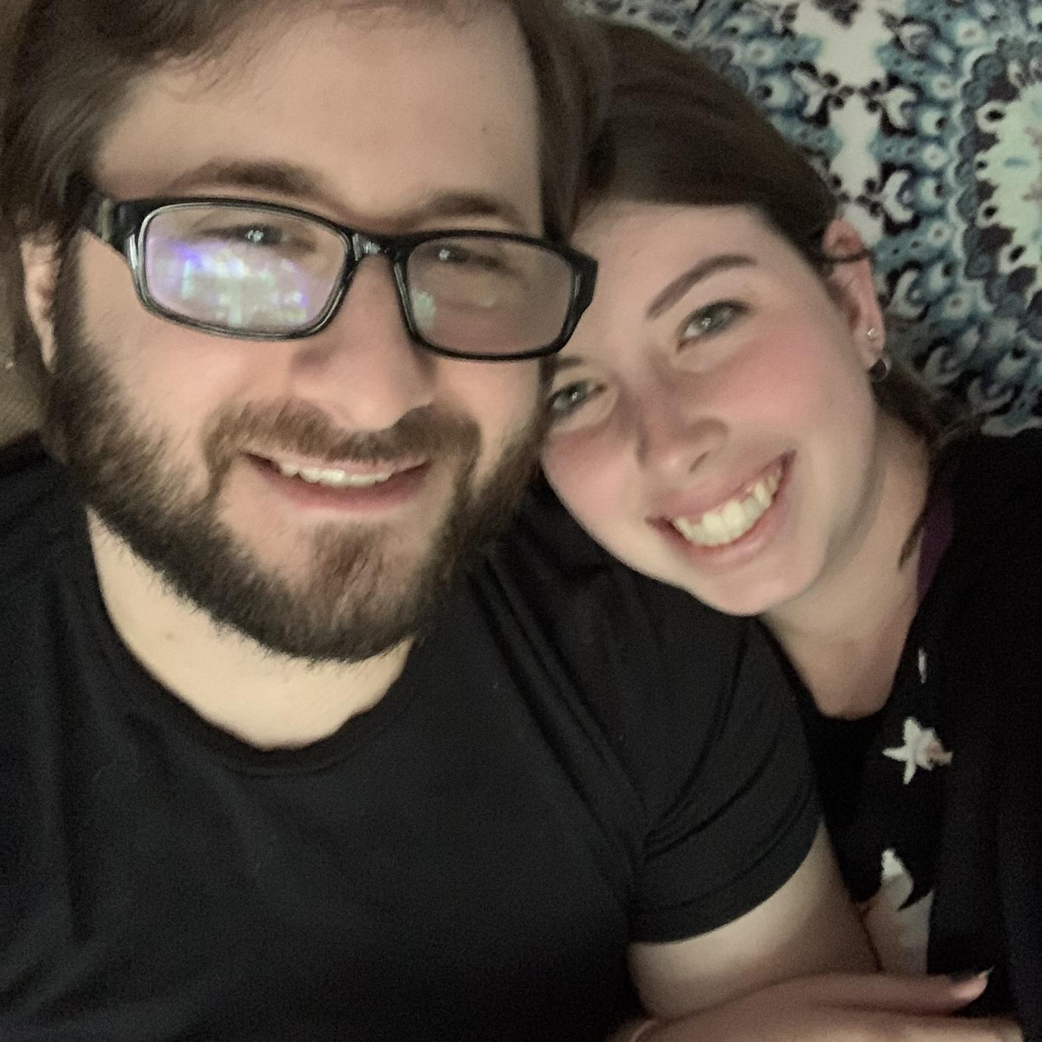 The first photo we took together