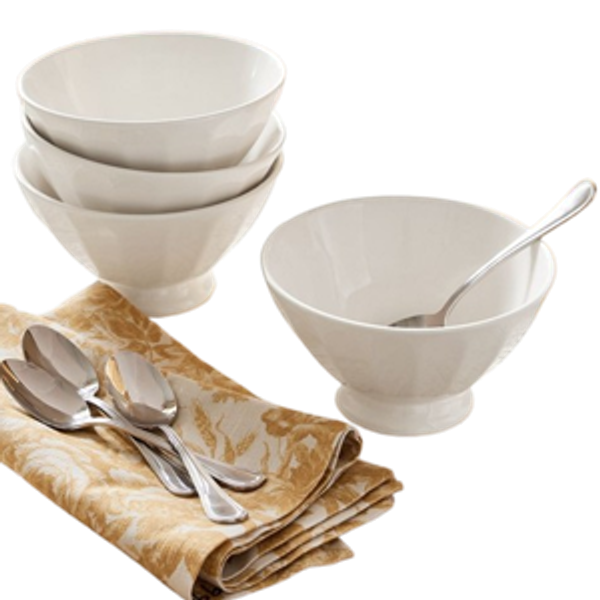 Heirloom Stoneware Cereal Bowls - Set of 4