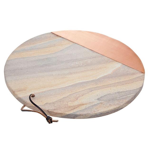 Godinger® Rainbow Sandstone 16-Inch Round Serving Board