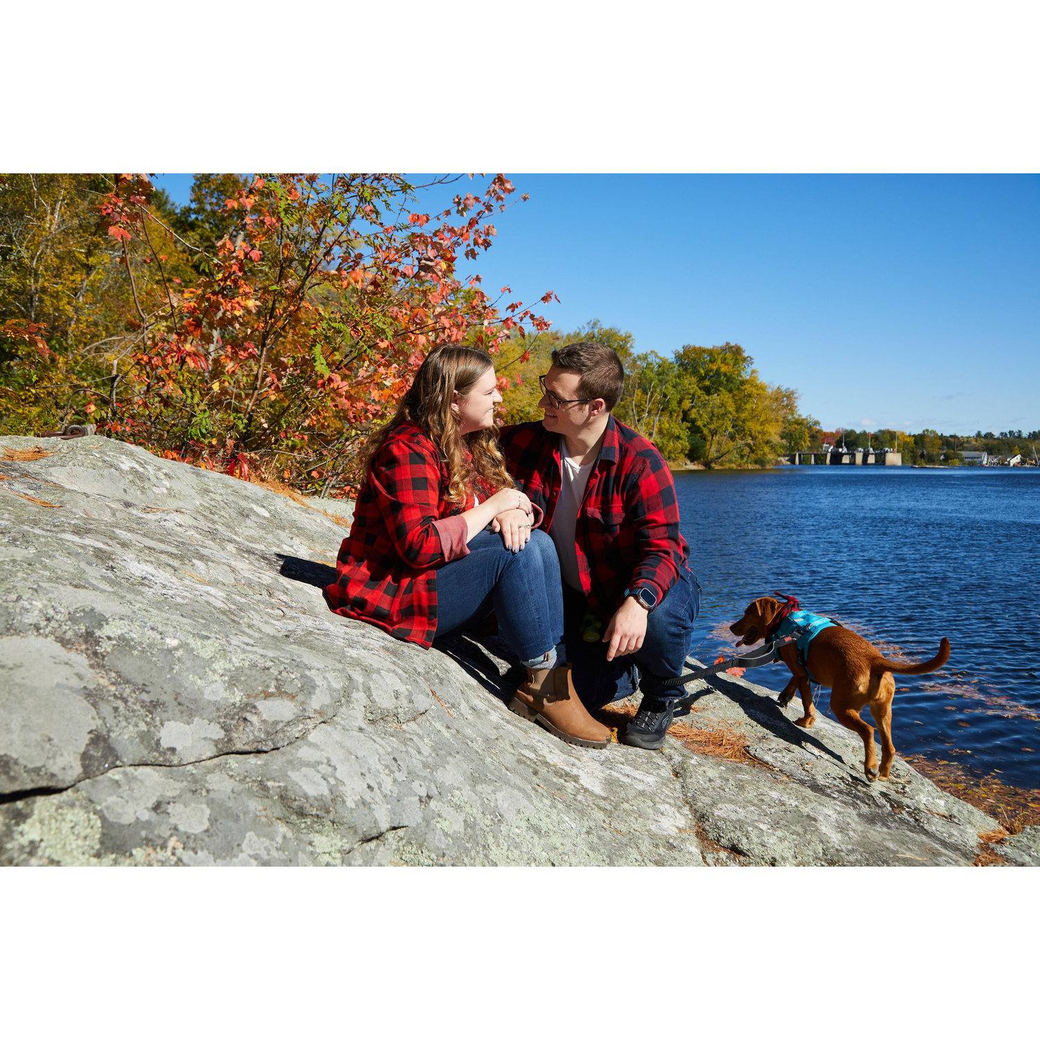 From the spot where Lee asked me to be his girlfriend, to coming back a year later engaged as a family of three!