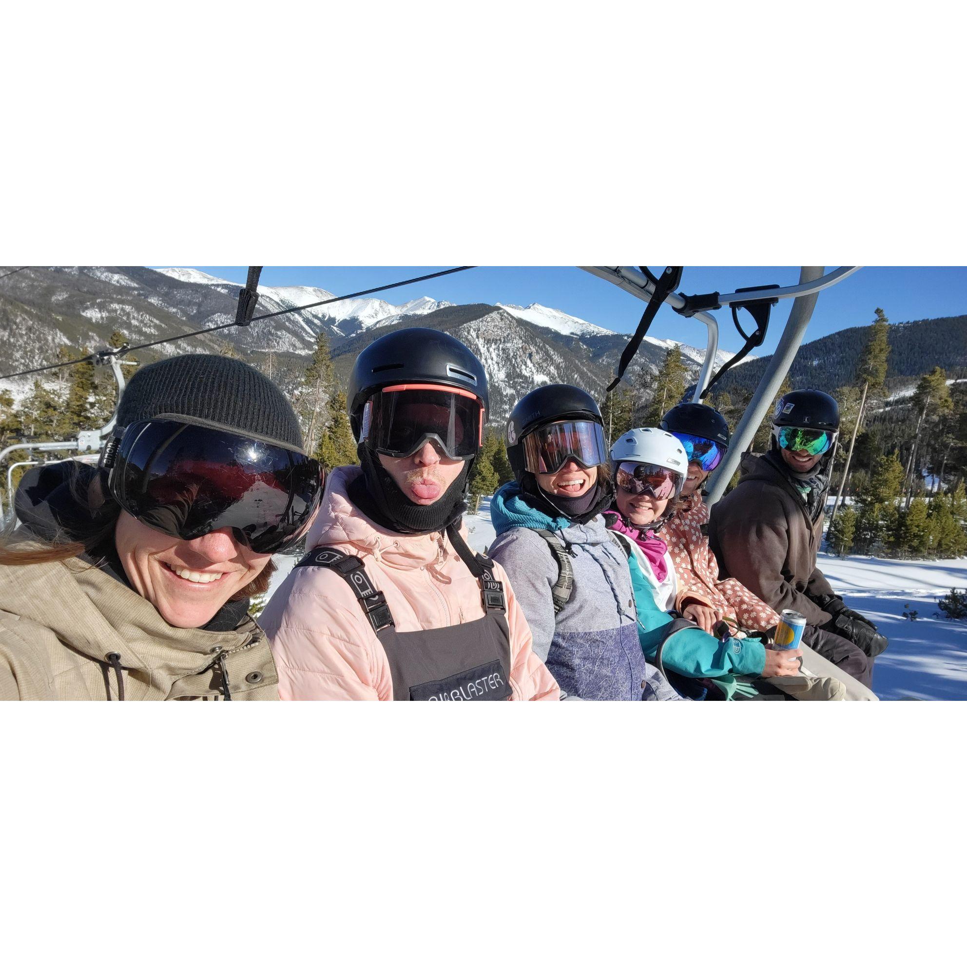 Skiing with friends!