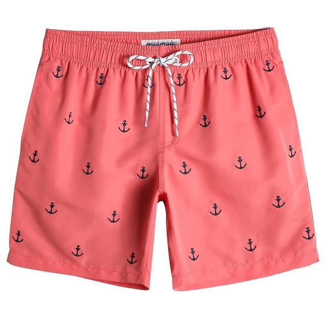 maamgic Mens Swim Trunks Quick Dry Swim Shorts with Mesh Lining Funny Swimwear Bathing Suits