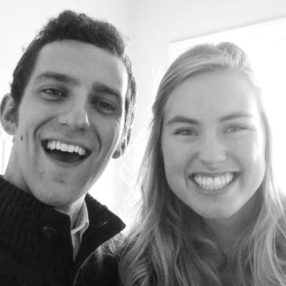 Our first photo taken together!