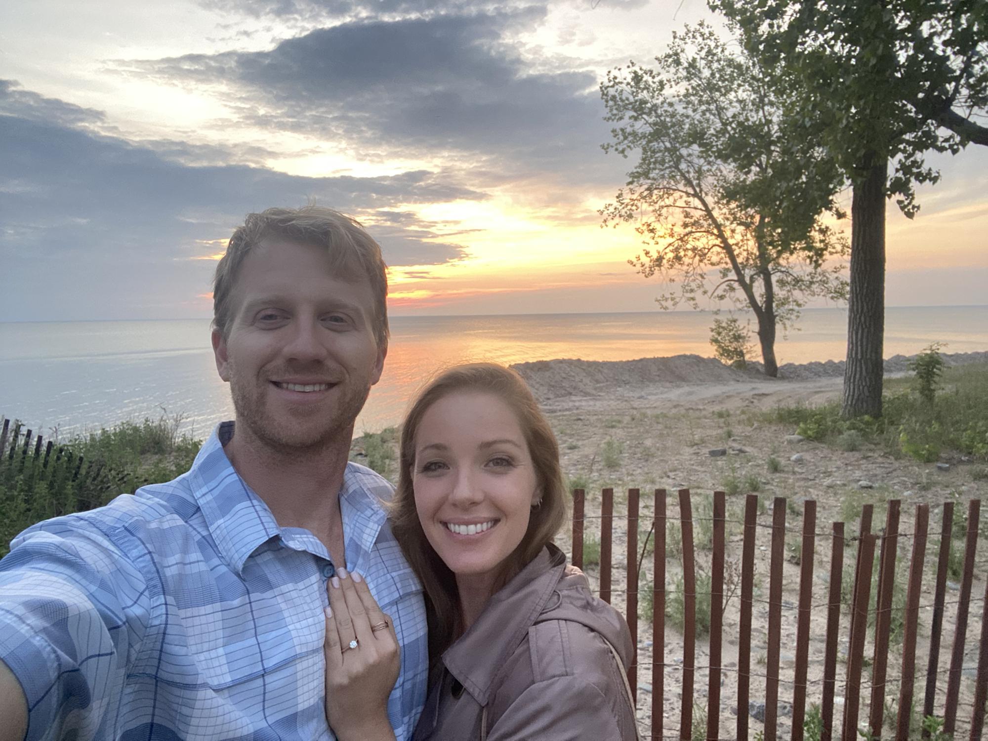 The day we got engaged!