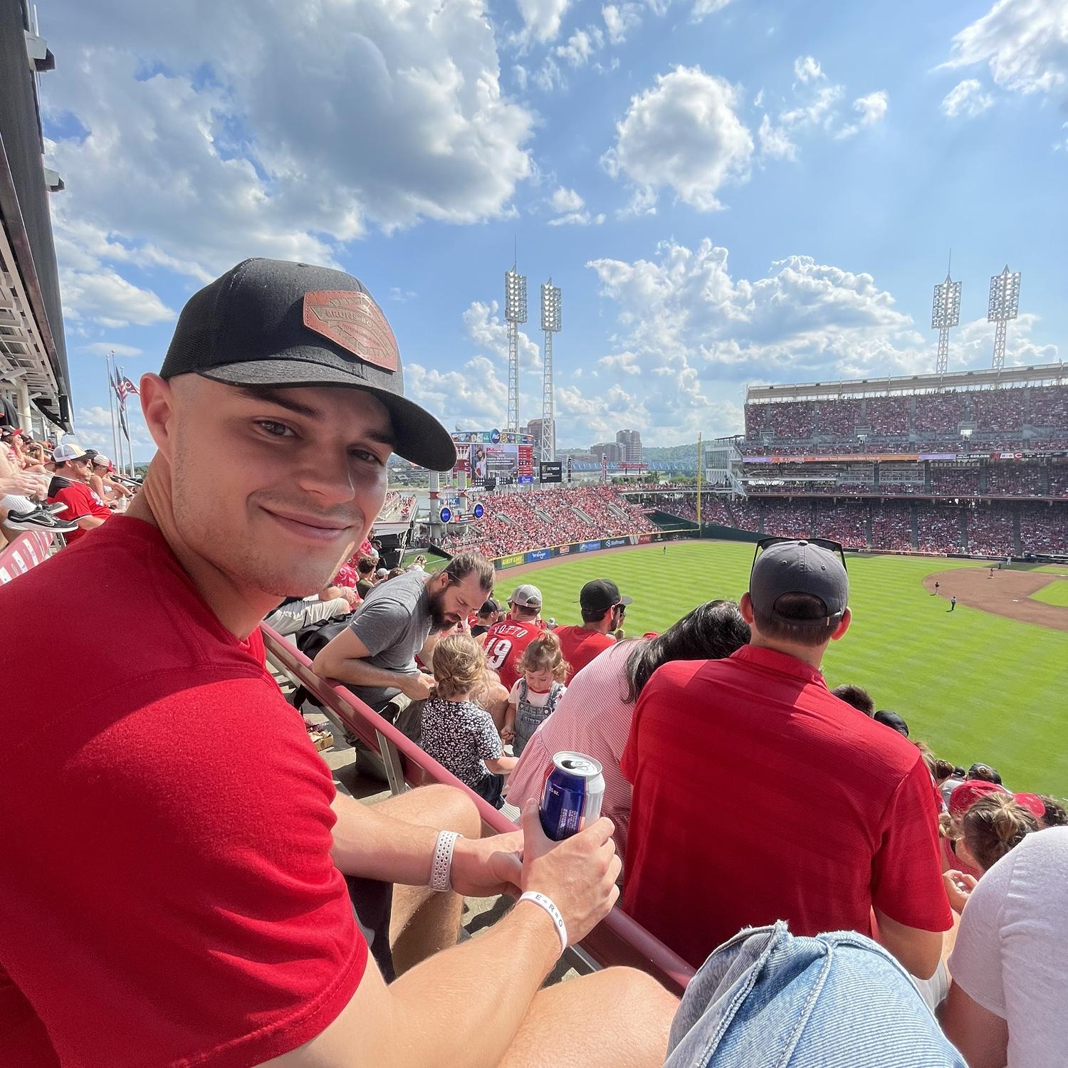And Maddie’s first Red’s game!