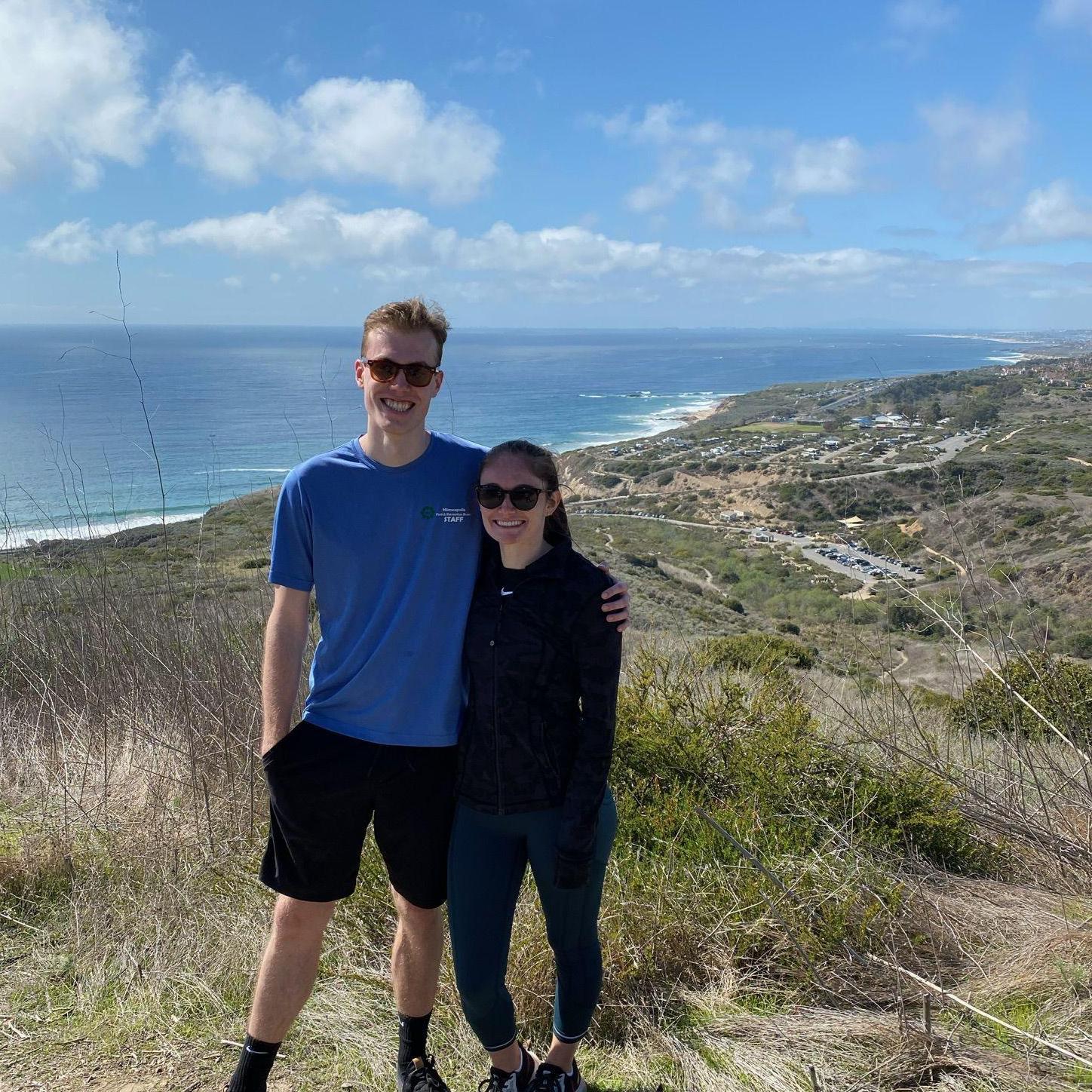 On a trip to Newport Beach, CA in March 2021. Potentially the first photo as more-than-just-friends!