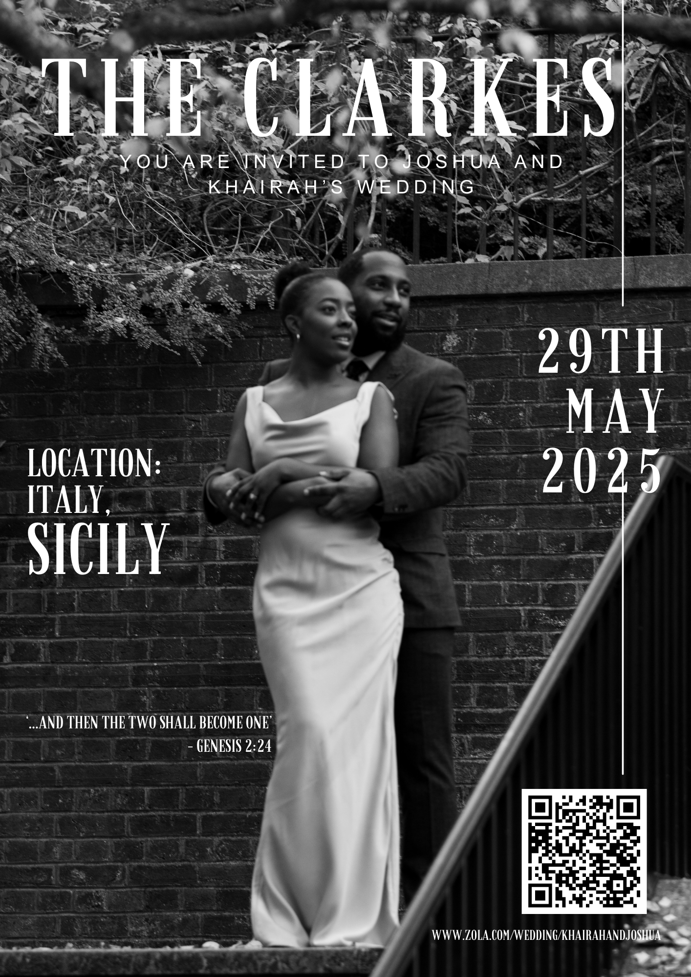The Wedding Website of khairah browne and Joshua Clarke