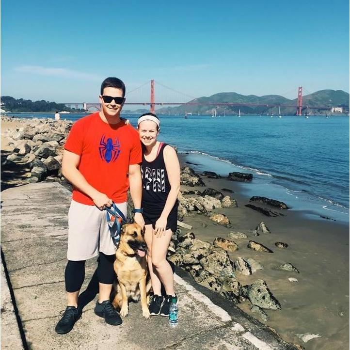 Running near the golden gate