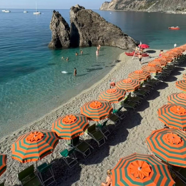 Beach day in Monterosso