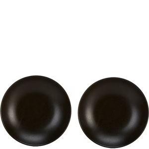 Noble Excellence Aria Glazed Coupe Soup Plates, Set of 4