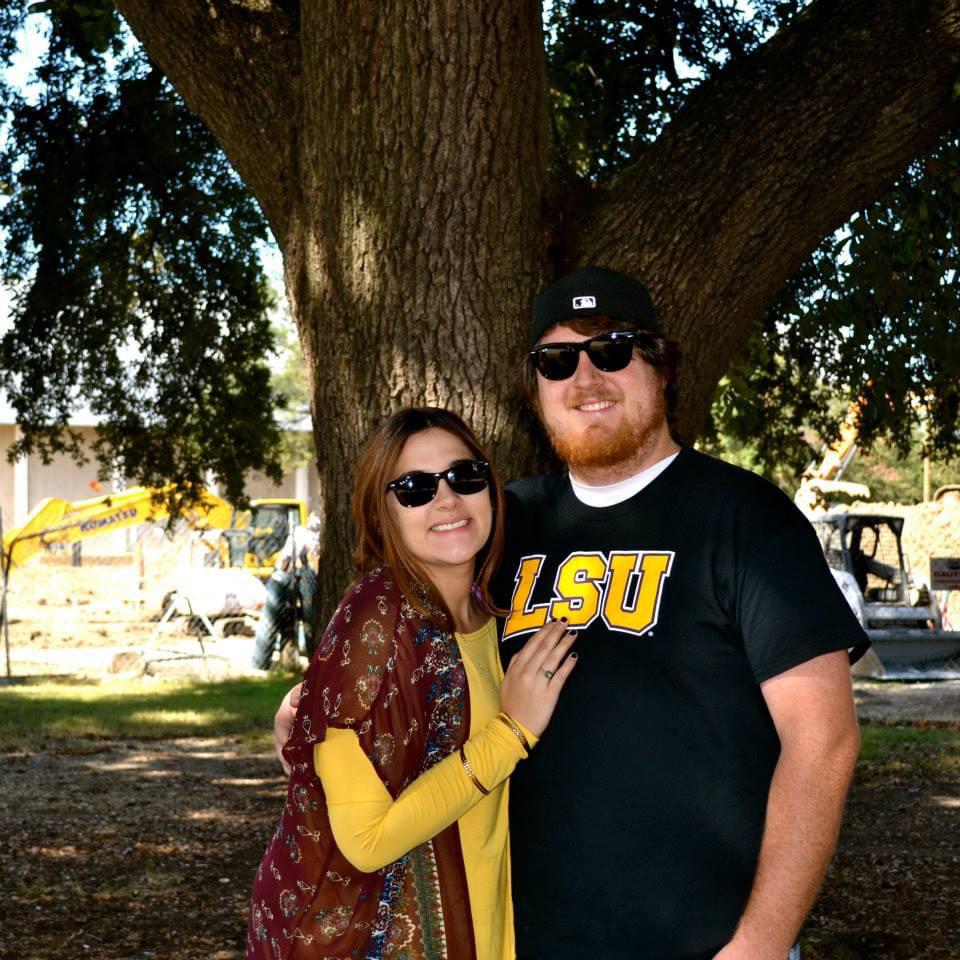 A very rare occasion that we both had off of work for a home LSU game.