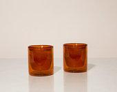 Double-Wall 6oz Glasses - Set of 2 - Amber