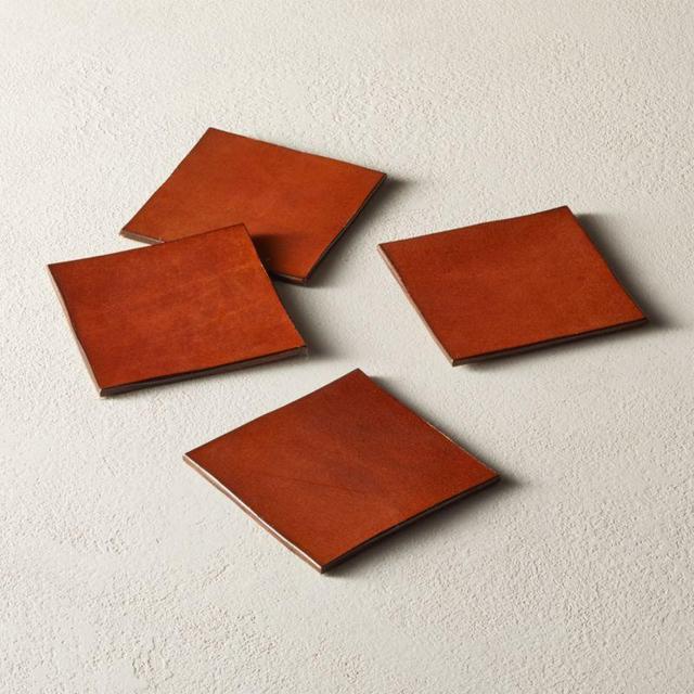 Eastwood Leather Coasters Set of 4