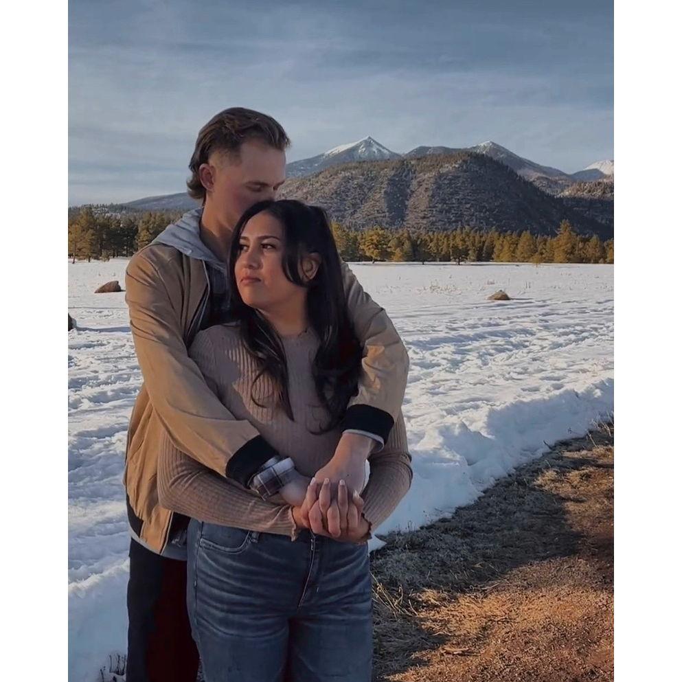 This day really captured the moments as to how much love we have for each other! Taking our engagement photos was the most fun and memorable for us. Also enjoying a good snowball fight!