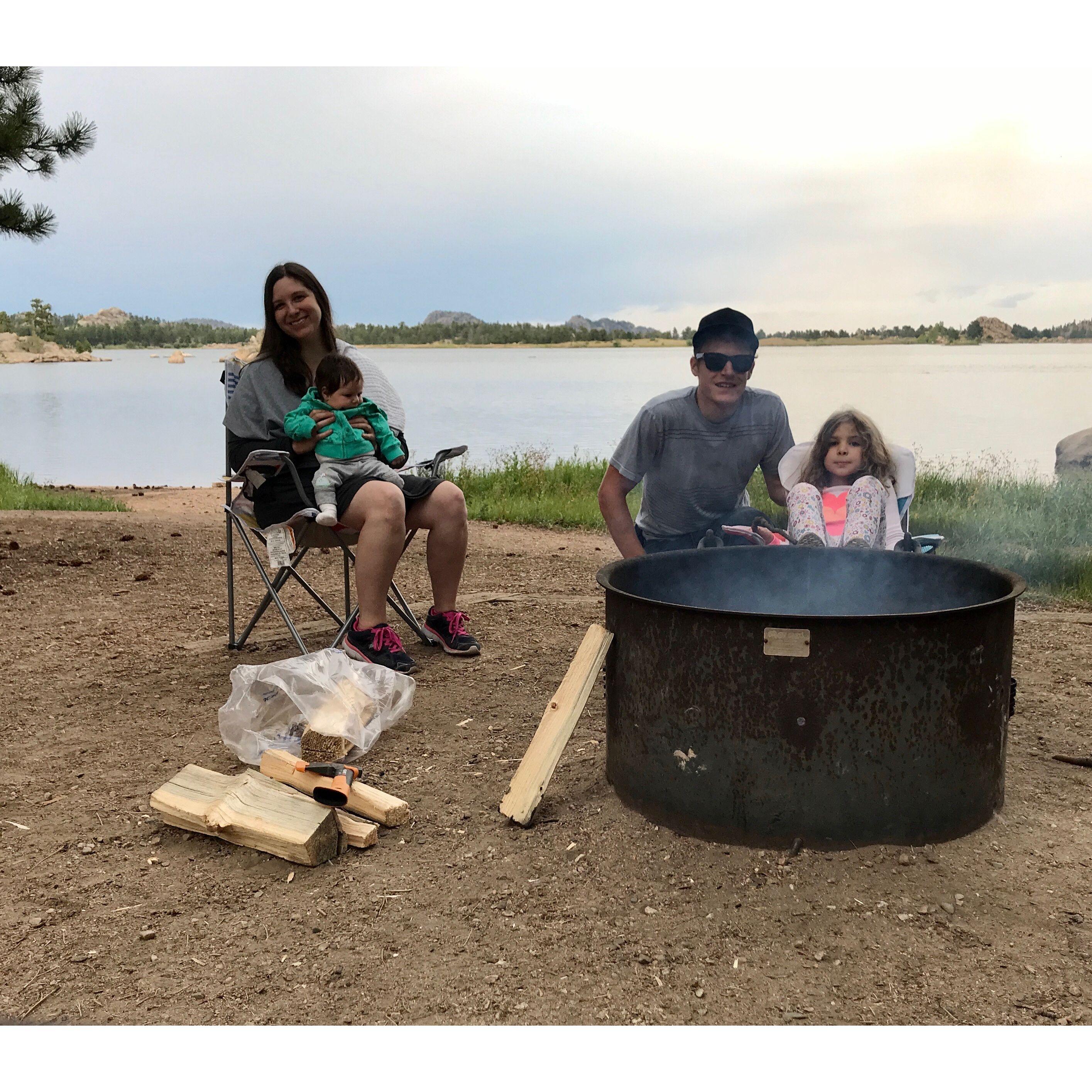 Camping with Freyja and Raffy