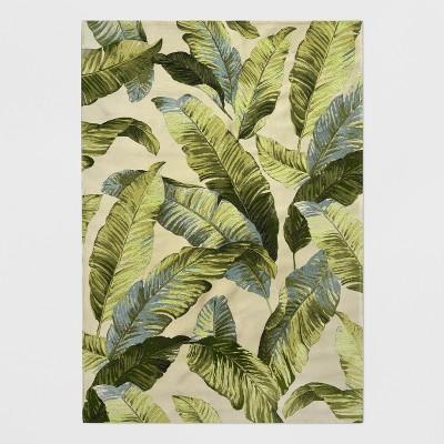 Vacation Tropical Outdoor Rug Green - Threshold™
