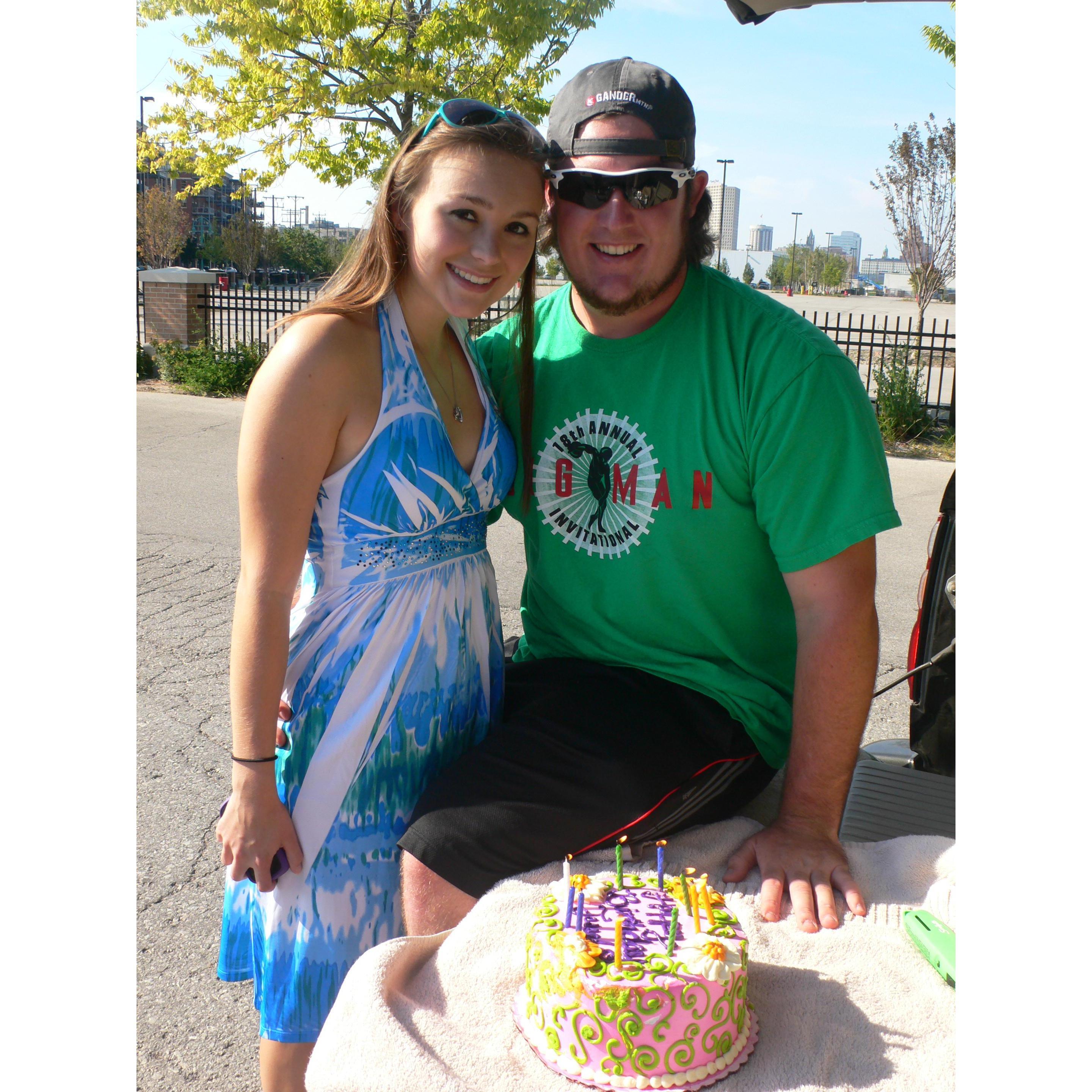 Jesse's Birthday Celebration at Irish Fest - August 2014