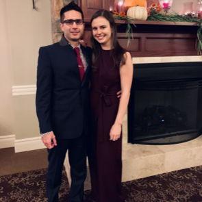 Our first picture together in 2018