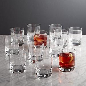 Peak Double Old-Fashioned Glasses,Set of 12