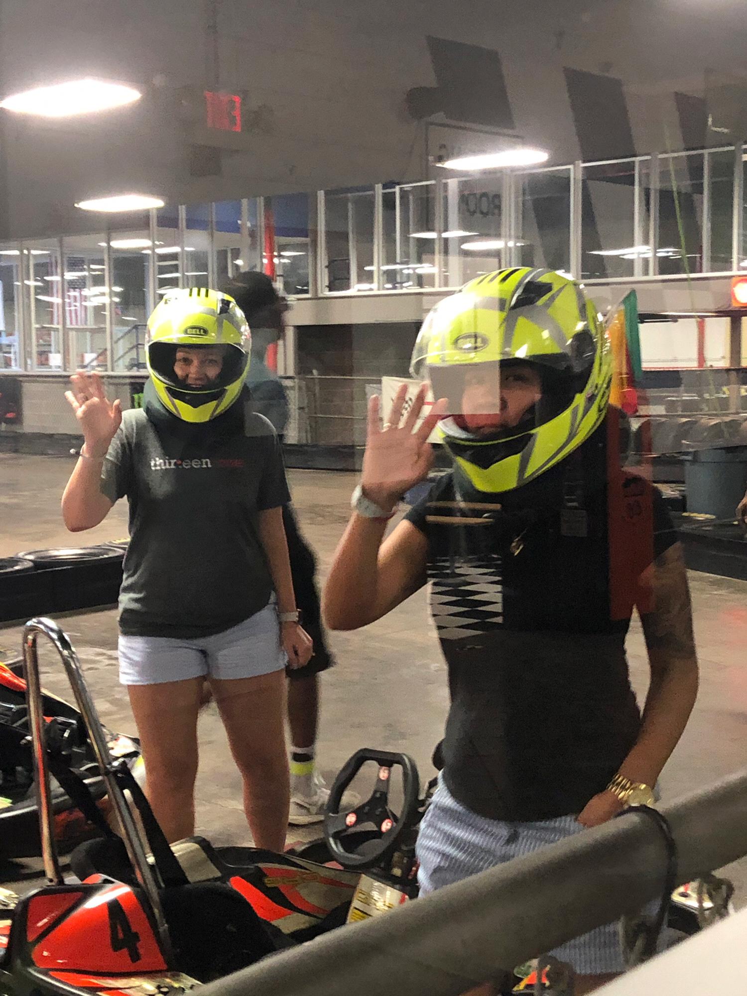 Go Kart time, I won, jk
