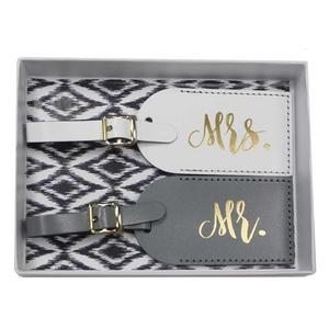 Mr. & Mrs. Luggage tags