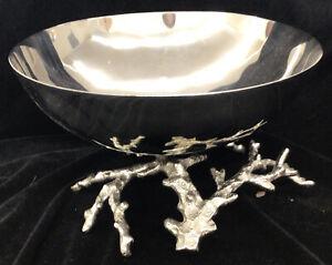 Michael Aram Ocean Coral Reef large silver Bowl. 10.5"