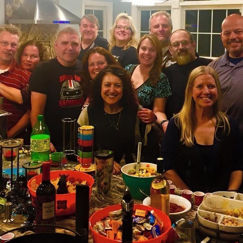 With 'The Savage Supper Club' - always good food, good drinks, great friends, great times