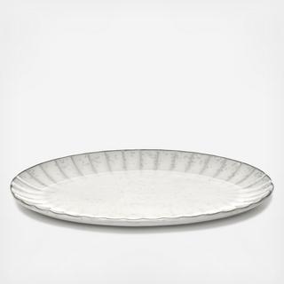 Inku Large Oval Plate by Sergio Herman, Set of 2
