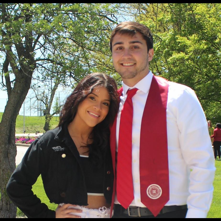 Noah's IU graduation in 2021. I graduated from IU in 2020 and stayed in bloomington an extra year to work. Staying that extra year led me to meeting my future husband!