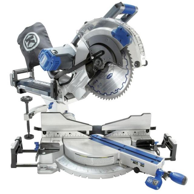 Kobalt 12-in 15-Amp Dual Bevel Sliding Laser Compound Miter Saw