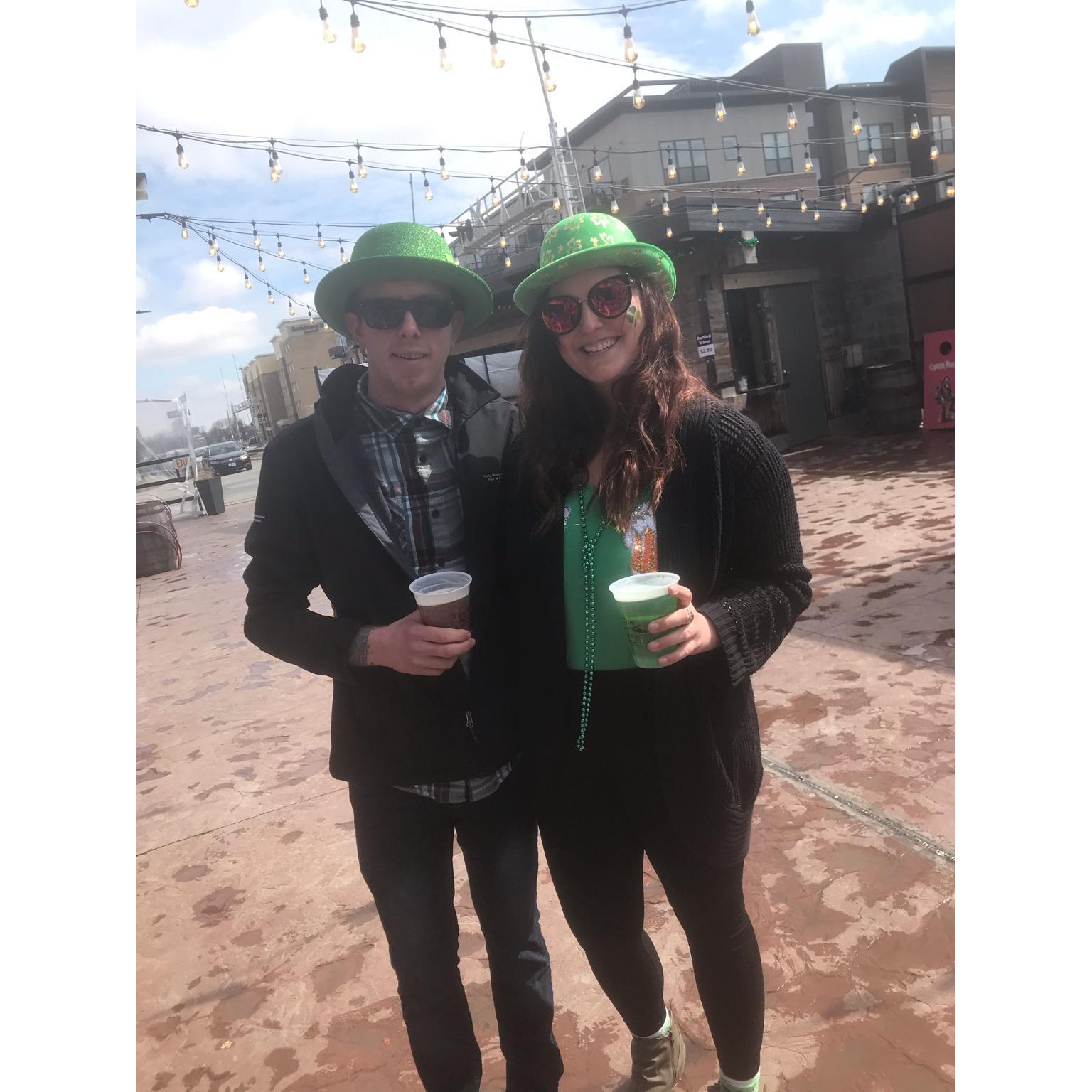 St. Patrick's Day 2019. One of Zach and I's Favorite Holidays, Irish Car Bomb Anyone?