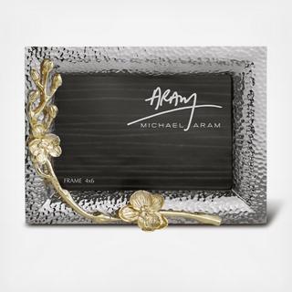 Golden Orchid Picture Frame