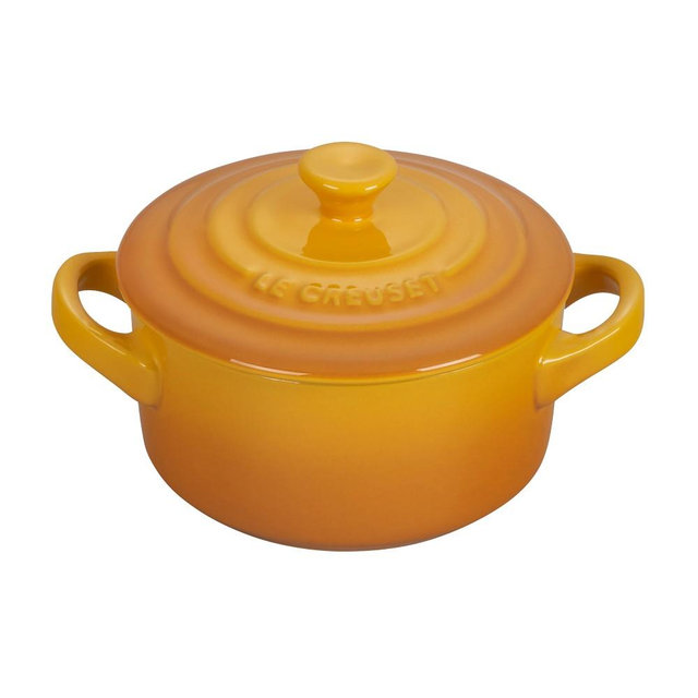 Le Creuset Stoneware Mini Round Cocotte, 8-Oz., Nectar