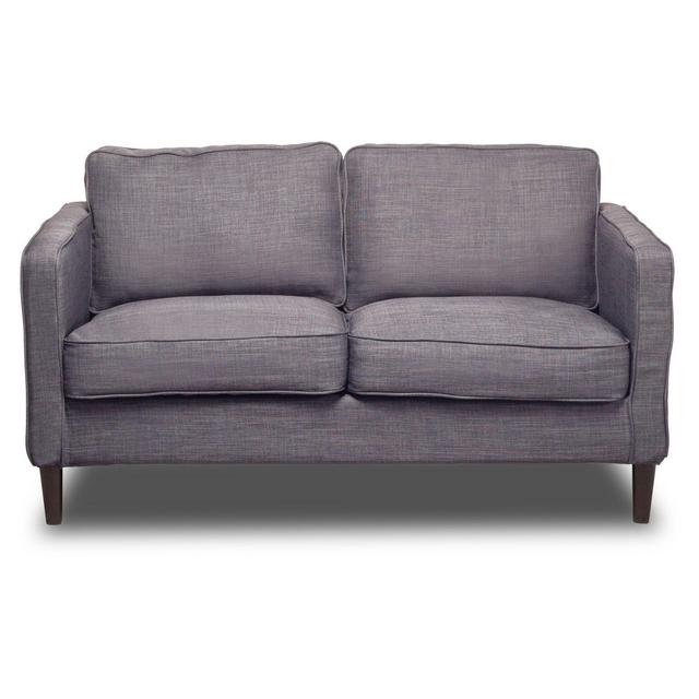 Sofa 2 Go Hamilton Loveseat in Grey
