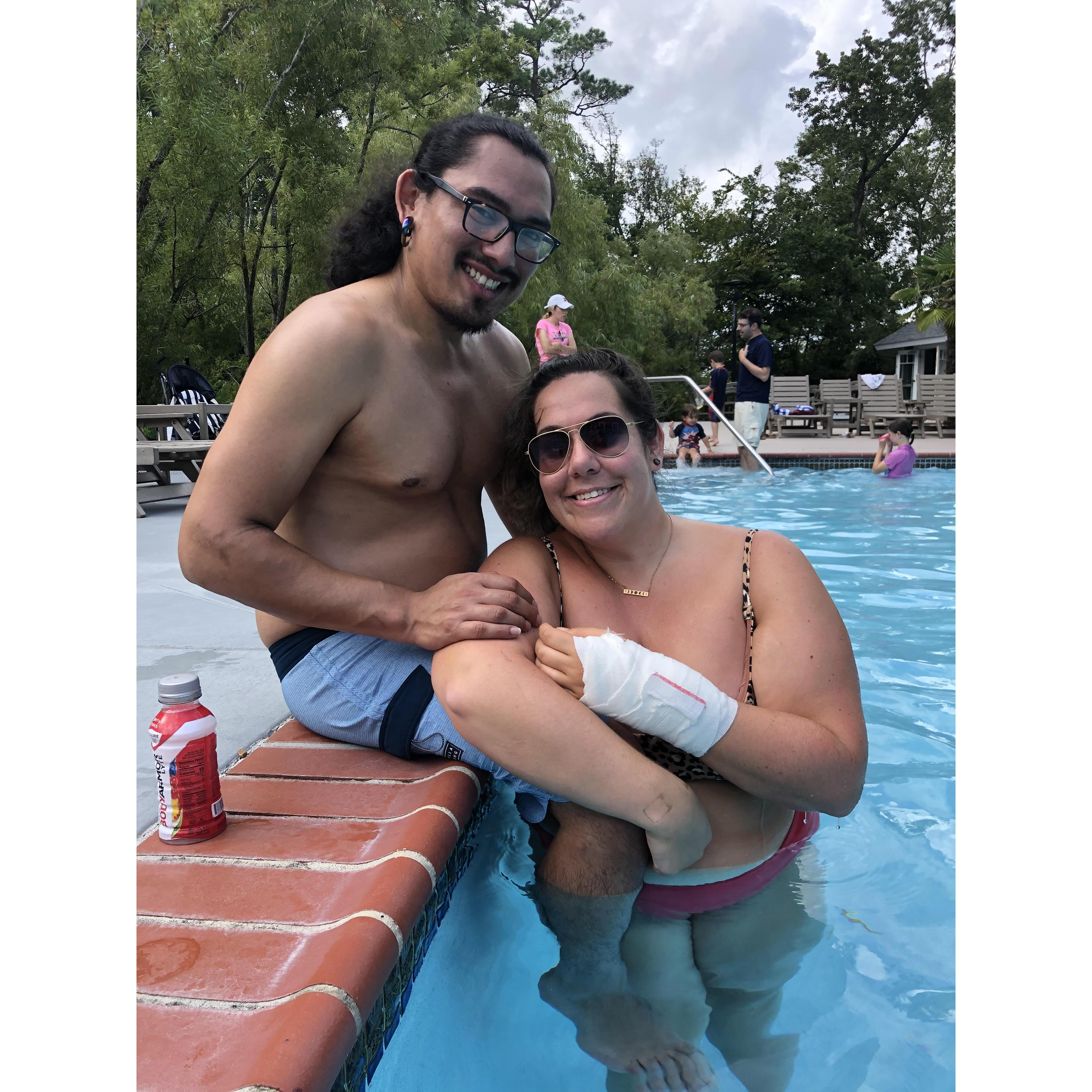 Summer pool days!