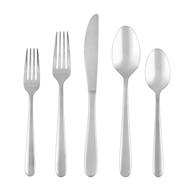 Cambridge Silversmiths Haledon Mirror 77-Piece Expanded Flatware Set, Service for 12