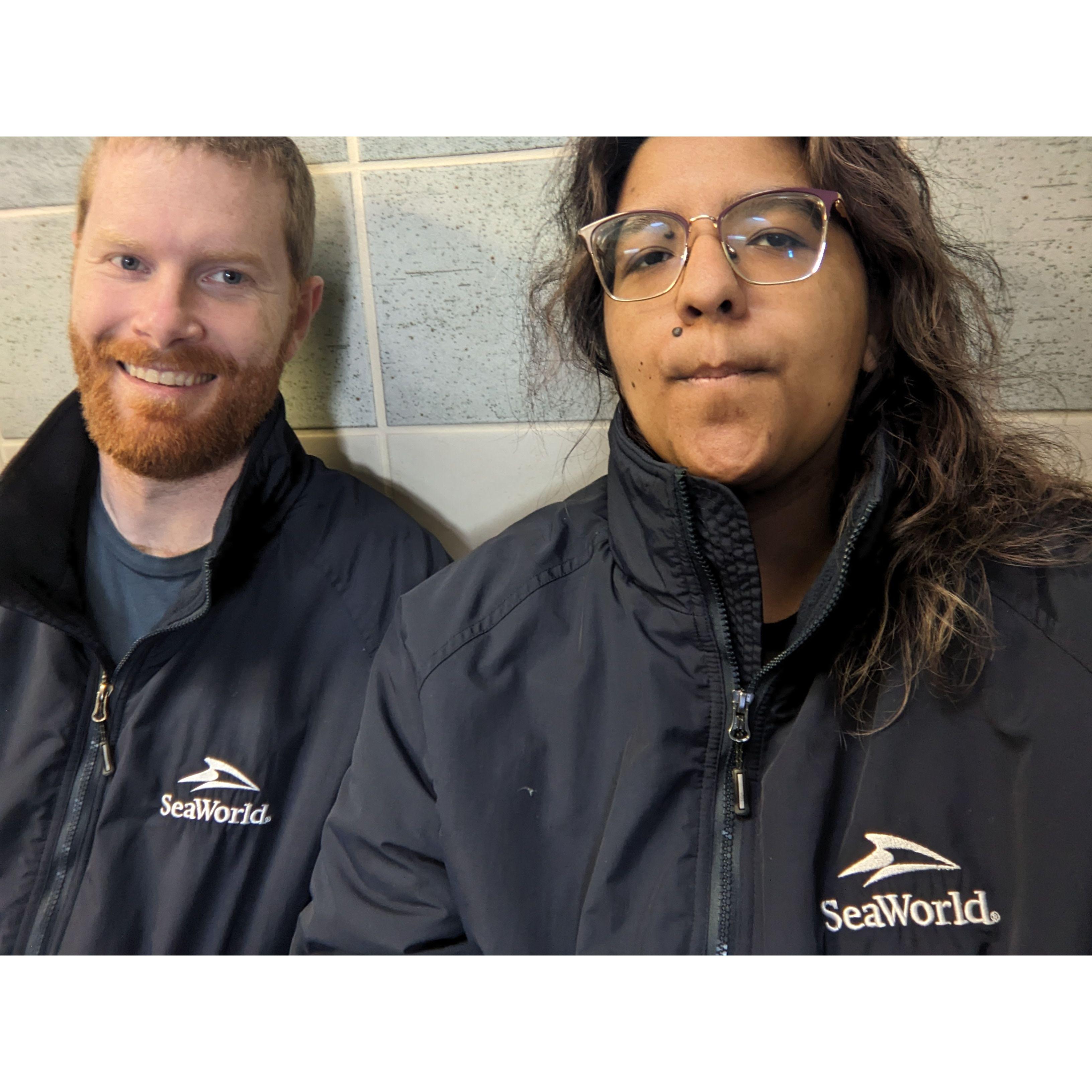 Sam & Rocio About to Meet Penguins