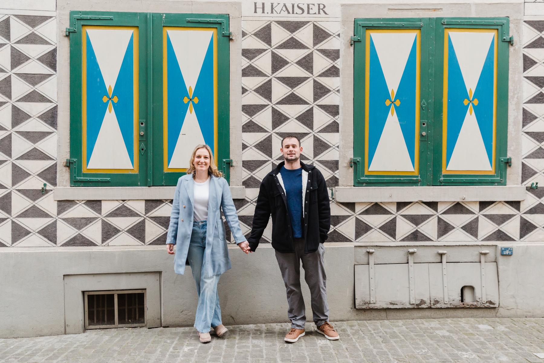 A photo from our engagement shoot in Switzerland!