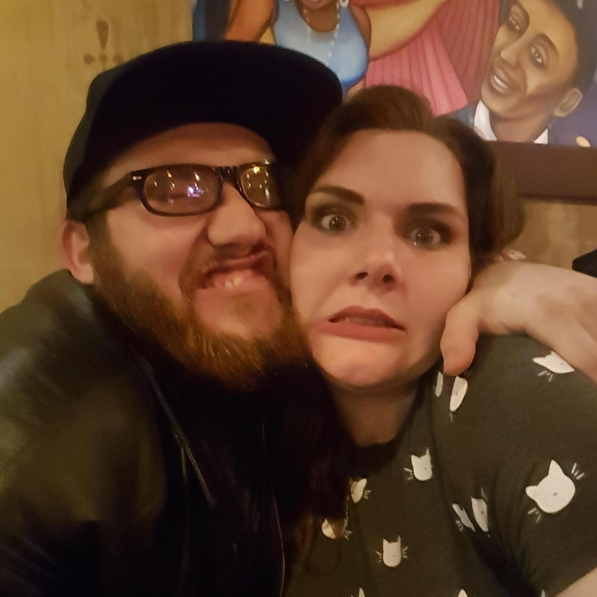 Silly picture out at Local Brews Local Grooves in Downtown