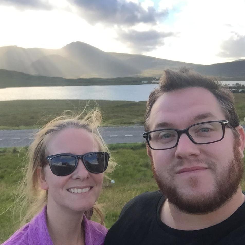 On the A82 overlooking the Lochan na h-Achlaise in Highland Council, Scotland.